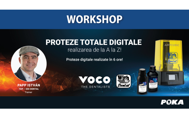 Proteze totale digitale – realizarea de la A la Z. Proteze digitale realizate in 6 ore.