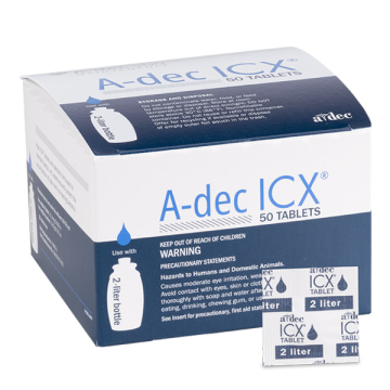 ICX Tablete Intretinere Circuit De Apa Unit Dentar 50 buc/cutie A-DEC