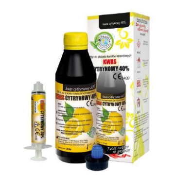 Acid Citric 40% 200ml CERKAMED