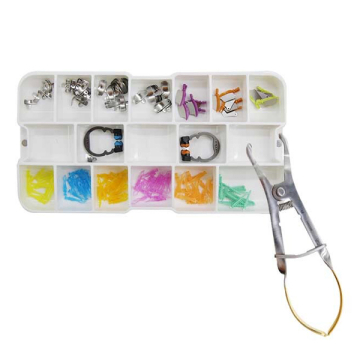 Kit 50 Matrici Sectionale + 2 Ringuri + Forceps CLINIQUE