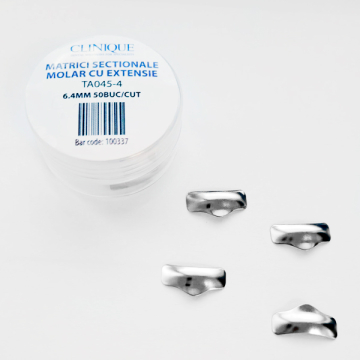 Matrici Sectionale Molar Cu Extensie 6.4 mm 50 buc/set CLINIQUE