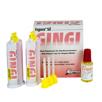 FeguraSil Gingi Elastic Set 2x50 ml + 12 canule+12 varfuri  FEGURAMED