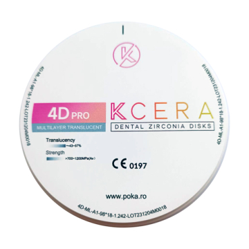 Disc Zirconiu 4D Pro Multilayer 98x16mm KCERA