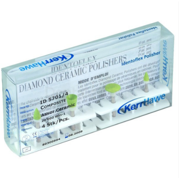 Identoflex ID5701/4 - Kit De Lustruire Ceramica, 4 buc/set Asortate Diamantate KERR