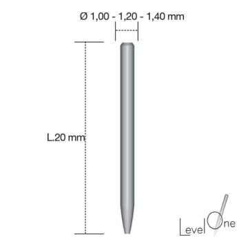 Pivoti Fibra Sticla Level One 1.40mm AVENIR