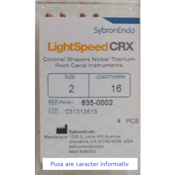 LightSpeed CRX - Freza NiTi 4 buc/cut KERR