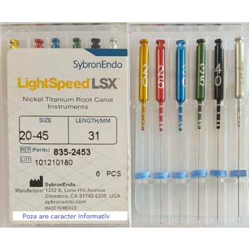 LightSpeed LSX freza NiTi 6 buc/cut