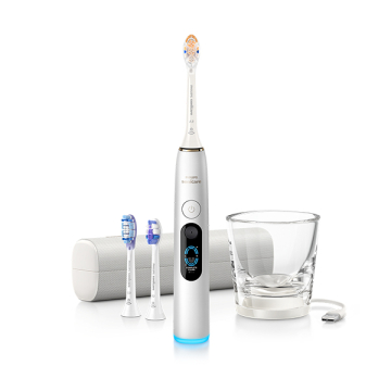Philips Sonicare Diamond Clean Seria 9000 HX9217/81 Alb sidef