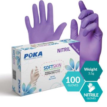 Manusi Nitril S Violet Blue SOFTSKIN