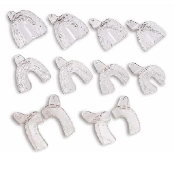 Set 12 Linguri Amprenta Perforate Autoclavabile BMS