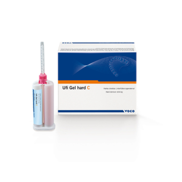 Voco Ufi Gel Hard C material dur pentru rebazare proteze (set cu cartus)