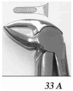 Cleste Extractie Radacini Inferioare Cioc Ingust DG40-33A DENTECH
