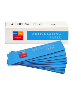 Hartie Articulatie Albastra 50 Microni 10 topuri cu 40 file/cutie CLINIQUE