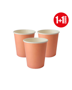 Pahare De Hartie Portocalii 50 buc CLINIQUE