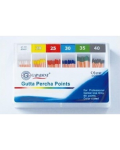 Conuri Gutaperca 120 Buc/Cut Asortate Seria 1 GAPADENT
