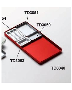 DM Insertie rotunjita compartimentata pt tava aluminiu mini