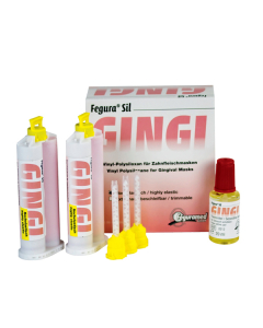 FeguraSil Gingi Elastic Set 2x50 ml + 12 canule+12 varfuri  FEGURAMED