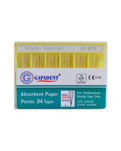 Conuri De Hartie Taper 100 Buc/Cut 04 Nr.15 Alb GAPADENT