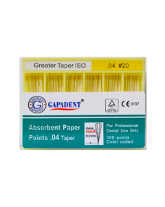 Conuri De Hartie Taper 100 Buc/Cut 04 Nr.20 Galben GAPADENT