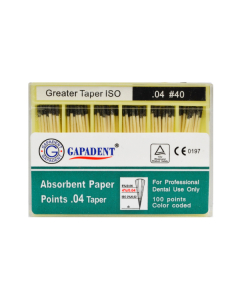 Conuri De Hartie Taper 100 Buc/Cut 04 Nr.40 Negru GAPADENT