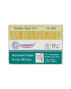 Conuri De Hartie Taper 100 Buc / Cut 04 Nr.45 Alb GAPADENT