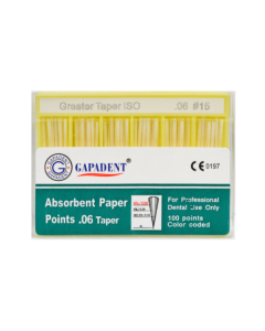 Conuri De Hartie Taper 100 Buc/Cut 06 Nr.15 alb GAPADENT