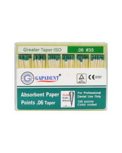 Conuri De Hartie Taper 100 Buc/Cut 06 Nr.35 Verde GAPADENT