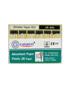 Conuri De Hartie Taper 100 Buc/Cut 06 Nr.40 Negru GAPADENT