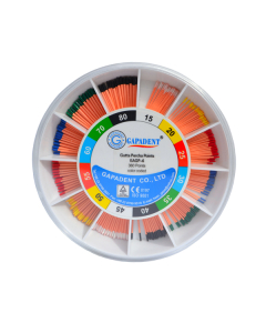 Conuri Gutaperca 360 Buc/Cut. Asortate  Seria 1 + Seria 2 GAPADENT