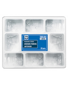 Kit Coroane Silicon Transparente Pediatrice Pentru Anteriori 20buc 1913 Tor VM