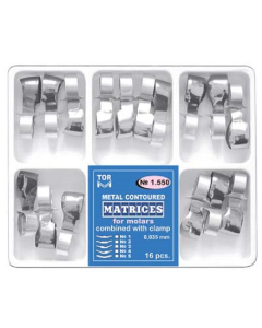Kit Matrice Metalice Conturate Cu Clema Molar 0.035mm 16buc 1550 TOR VM