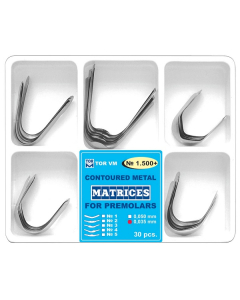 Kit Matrice Metalice Conturate Premolar Asortate 0.035mm 30buc 1500+ TOR VM