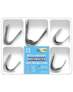 Kit Matrice Metalice Conturate Premolar Asortate 0.050mm 30buc 1500+ TOR VM