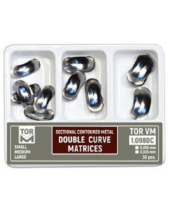 Kit Matrice Sectionale Conturate 0.035mm Dublu Curbate Large 30buc 1098DC TOR VM