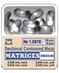 Matrice Sectionale Conturate 0.050mm Medium Hard 10buc 10976 TOR VM