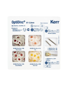 Optidisc Mini Kit 4188 - Discuri Asortate De Finisare Si Lustruire, 120 buc/cutie KERR