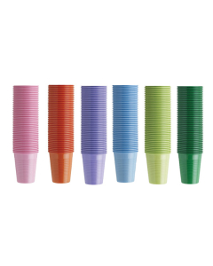 Pahare Plastic Monoart 100 buc/set EURONDA